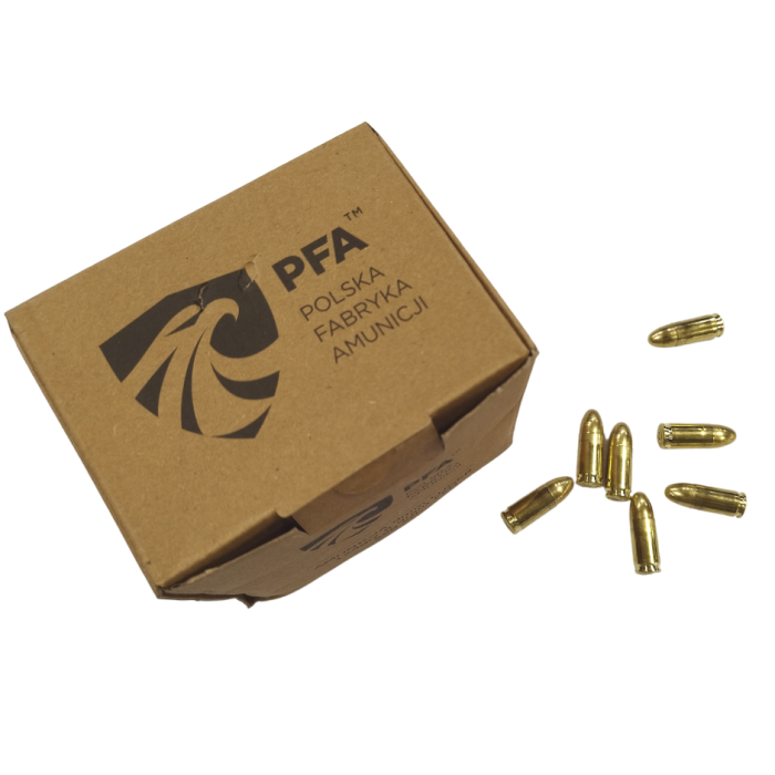 Amunicja PFA 9x19 8g FMJ (250 szt.)